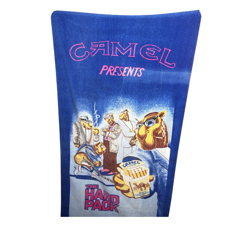 Vintage‎ Camel Presents The Hard Pack Graphic Towel Beach Pool 57x30